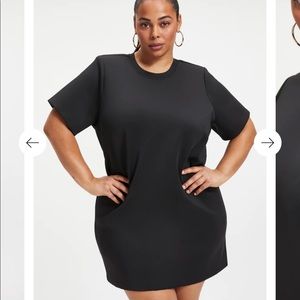 Good American SCUBA MINI TEE DRESS 3x